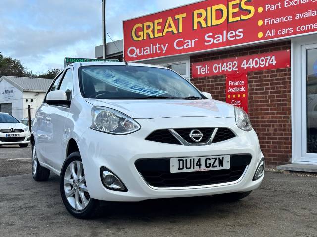 Nissan Micra 1.2 Acenta 5dr Hatchback Petrol White