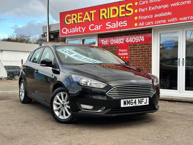 Ford Focus 1.0 EcoBoost 125 Titanium 5dr Hatchback Petrol Black