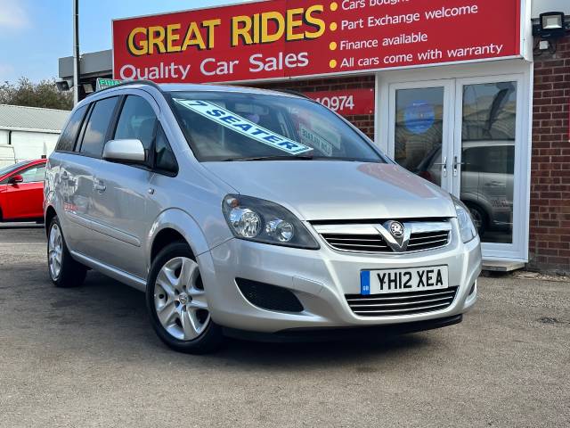 Vauxhall Zafira 1.6i [115] Exclusiv 5dr MPV Petrol Silver
