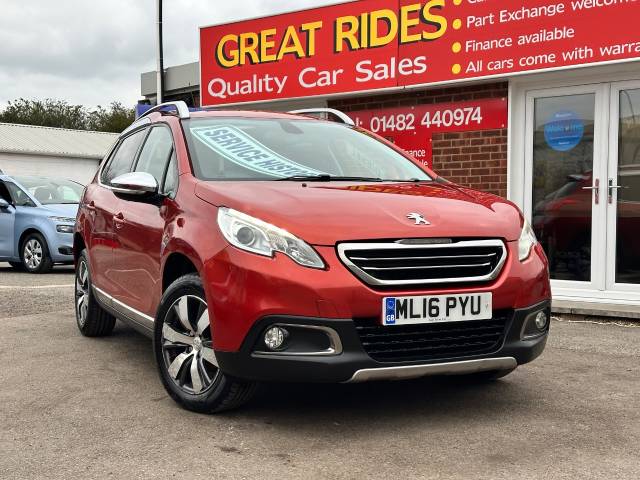 Peugeot 2008 1.6 BlueHDi 100 Allure 5dr [Non Start Stop] Hatchback Diesel Red