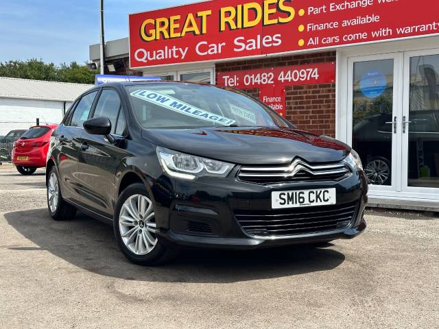 Citroen C4 1.6 BlueHDi Feel 5dr Hatchback Diesel Black