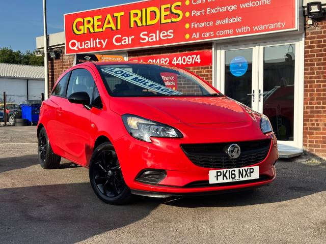 Vauxhall Corsa 1.4 [75] ecoFLEX Sting 3dr Hatchback Petrol Red