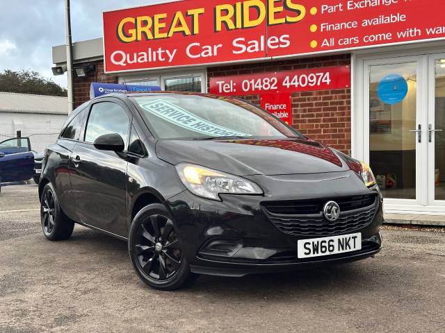 Vauxhall Corsa 1.4 [75] ecoFLEX Sting 3dr Hatchback Petrol Black