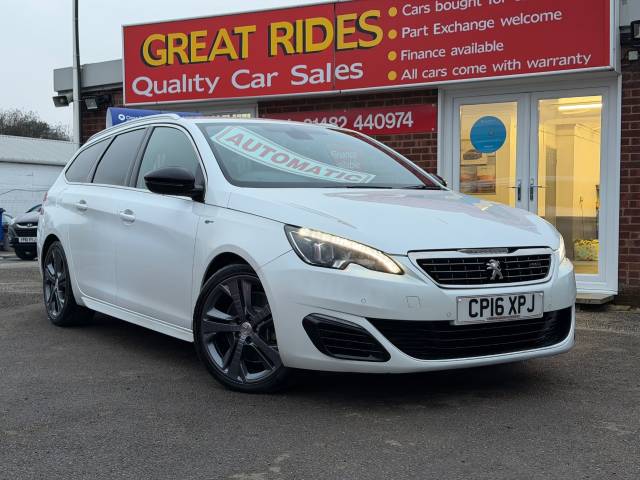 Peugeot 308 2.0 BlueHDi 180 GT 5dr EAT6 Estate Diesel White