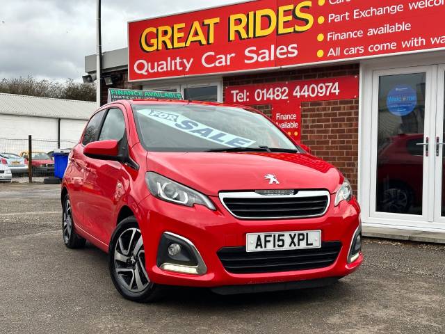 Peugeot 108 1.2 VTi Allure 5dr Hatchback Petrol Red