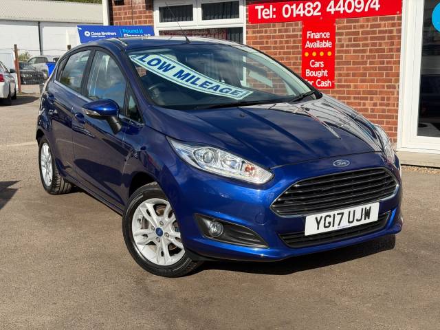 Ford Fiesta 1.0 EcoBoost Zetec 5dr Hatchback Petrol Blue